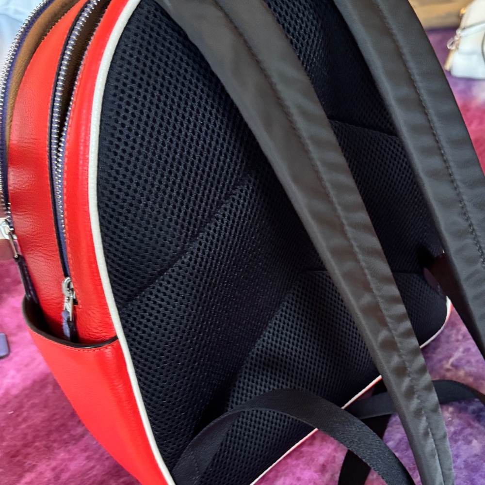 Coach Court Backpack In Colorblock - Picture 2 of 4